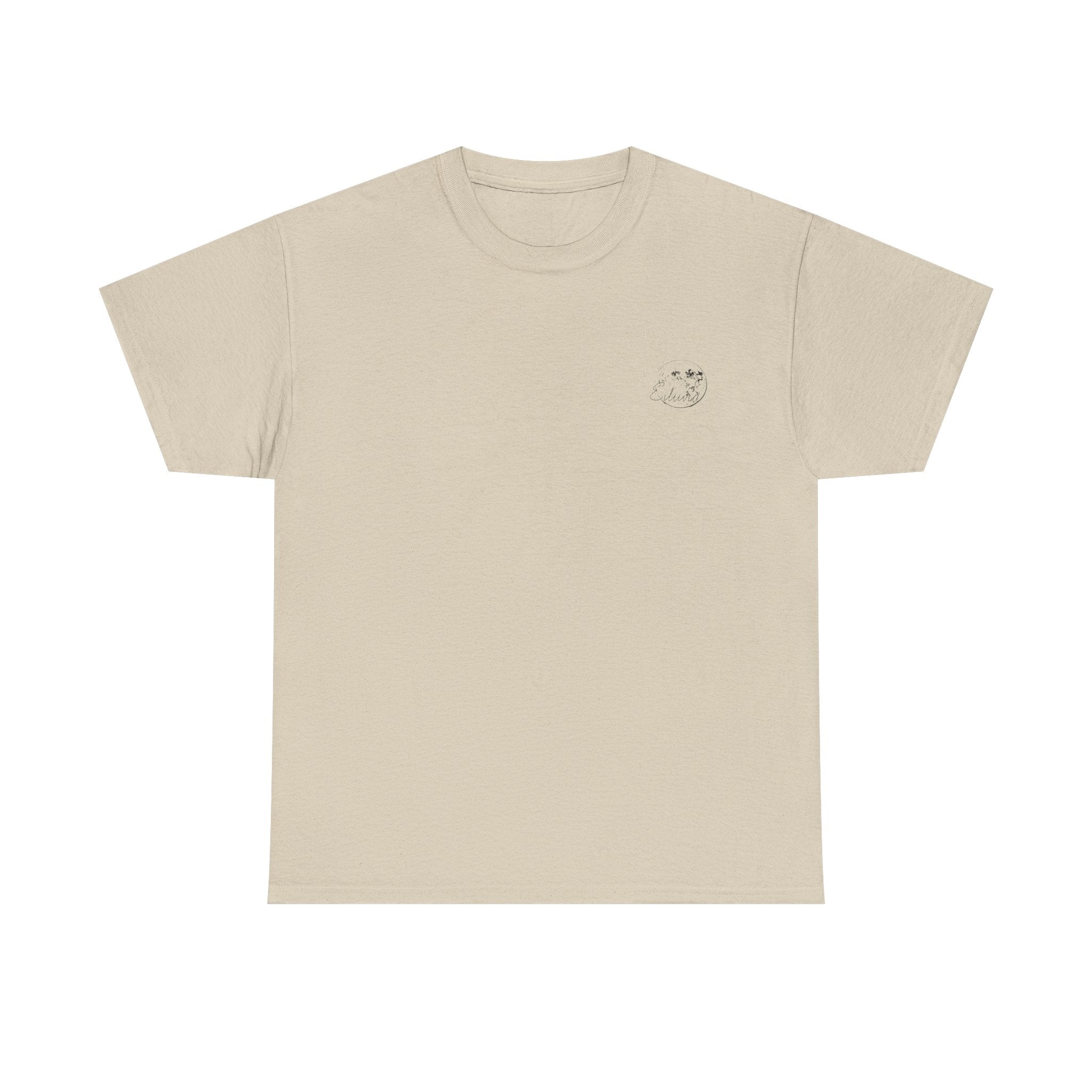 Storming Sea, Monochrome Art Tee - Heavy Cotton T-Shirt, Streetwear, Graphic Tee, Streetwear, Nature Lovers