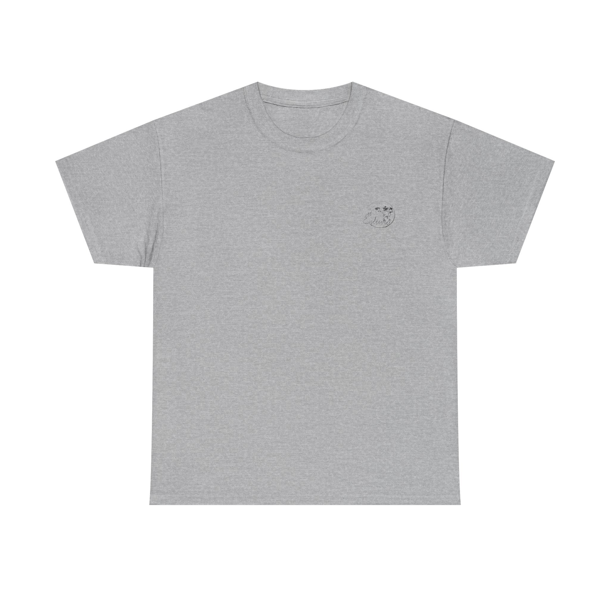 Storming Sea, Monochrome Art Tee - Heavy Cotton T-Shirt, Streetwear, Graphic Tee, Streetwear, Nature Lovers