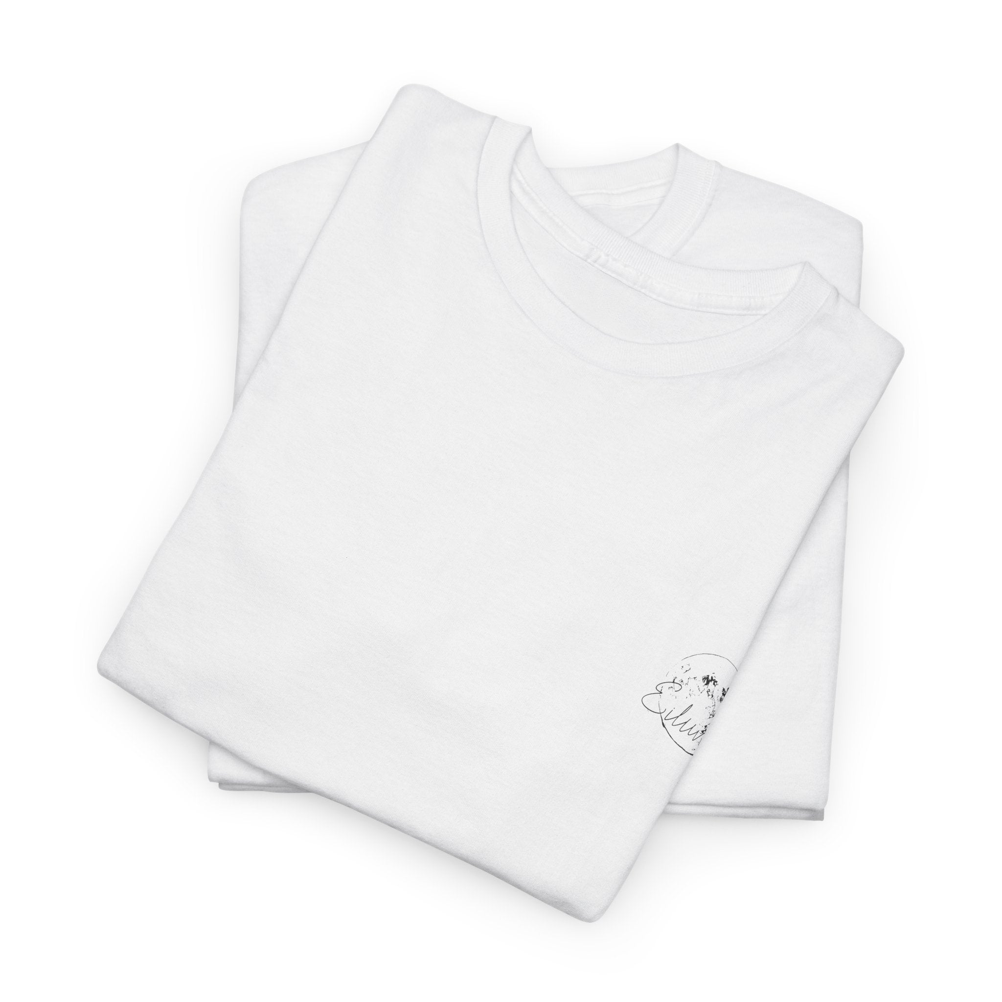 Storming Sea, Monochrome Art Tee - Heavy Cotton T-Shirt, Streetwear, Graphic Tee, Streetwear, Nature Lovers