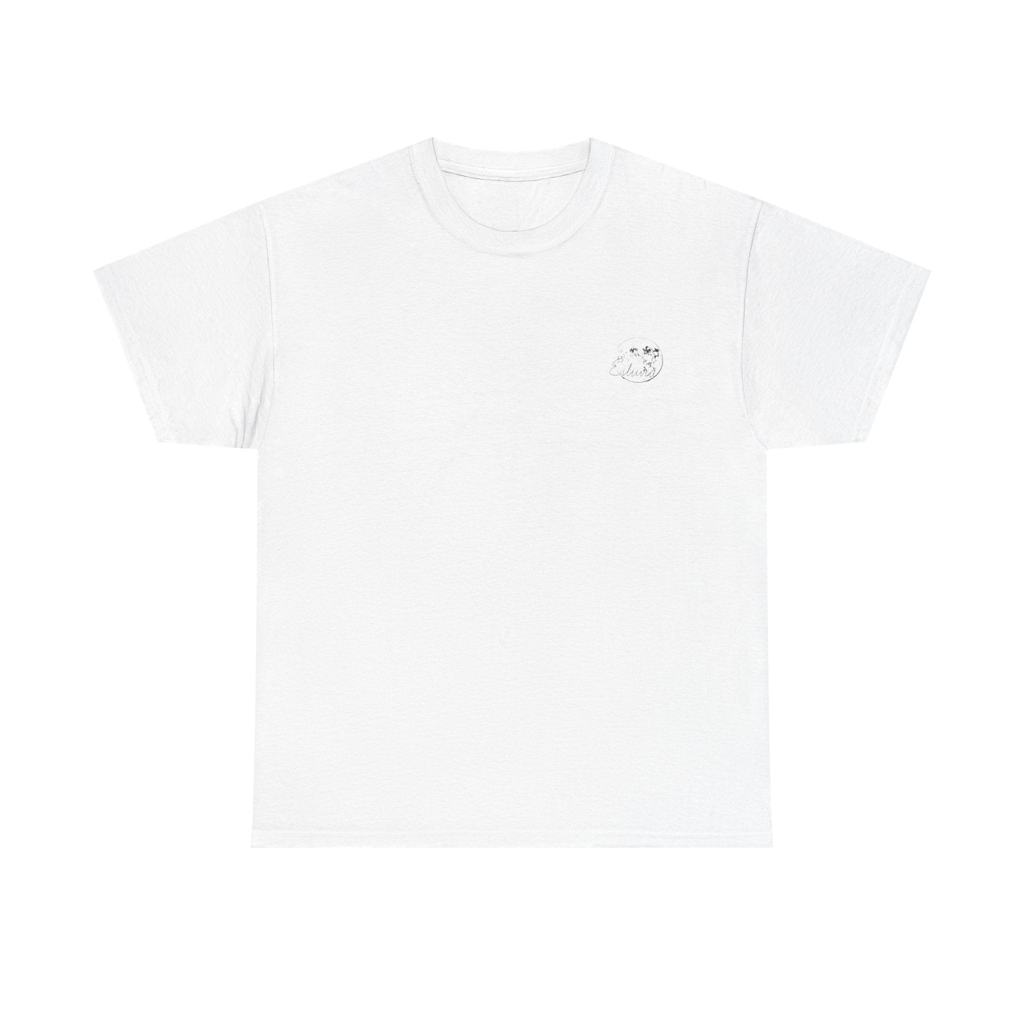 Storming Sea, Monochrome Art Tee - Heavy Cotton T-Shirt, Streetwear, Graphic Tee, Streetwear, Nature Lovers