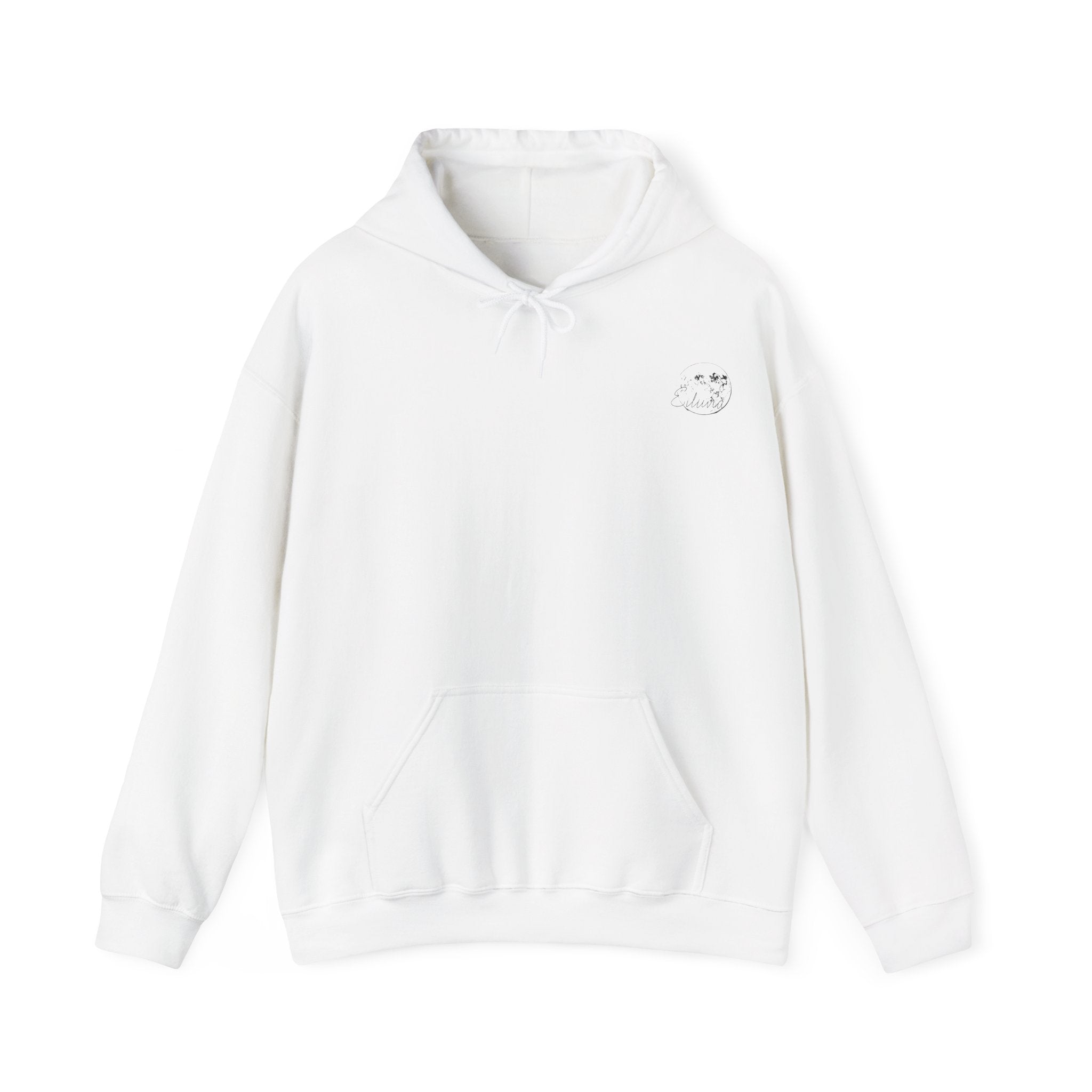Sakura Trees Tee, Nature-Inspired Cozy Hoodie, Monochrome, Comfy Sweatshirt for Nature Lovers, Outdoor Adventures, Perfect Gift for Nature Enthusiasts