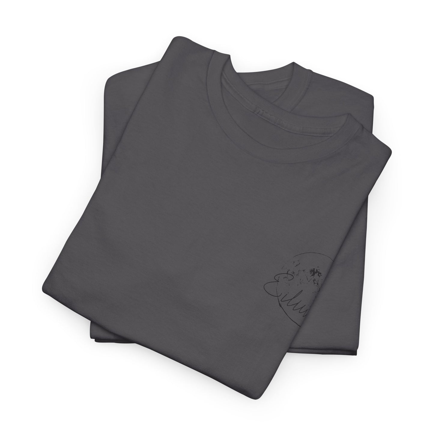Monochrome Art Tee - Heavy Cotton T-Shirt, Casual Wear, Graphic Tee, Streetwear, Nature Lovers