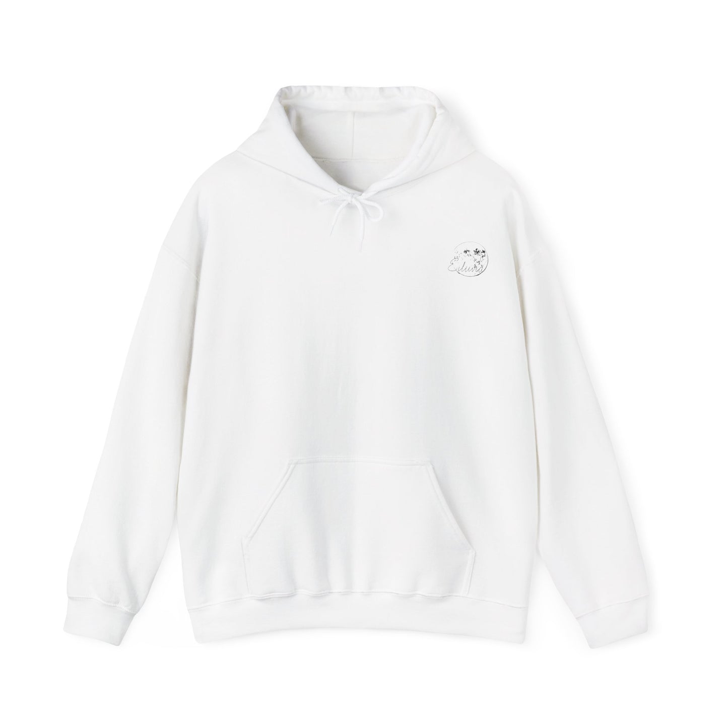 Scenic Landscape Hoodie, Monochrome, Nature Lovers | Cozy Pullover for Outdoor Adventures, Gifts, Casual Wear