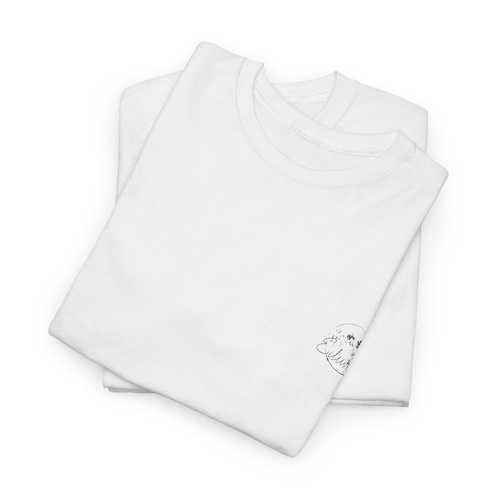 Mountain Moon Tee - Monochrome, Nature Lover, Streetwear, Outdoor Apparel, Graphic Tee